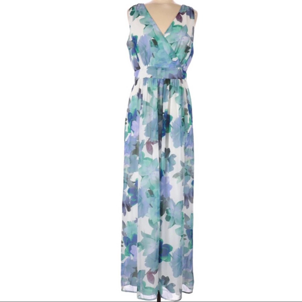 Anne Klein Floral Maxi Dress NWT